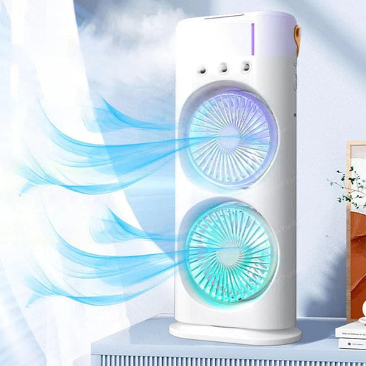 Multi-Functional Double-Ended Spray Fan (Portable Mist Air Cooler) with Remote Control
